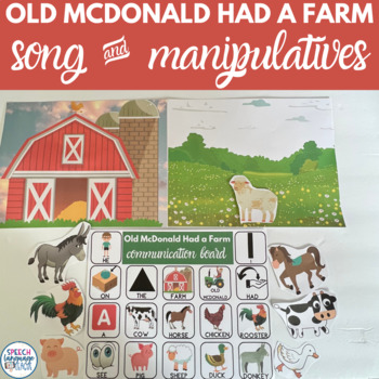 Preview of Old McDonald Had a Farm | Speech Therapy Unit
