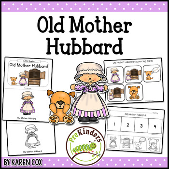 Preview of Old Mother Hubbard Books & Sequencing Cards