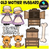 Old Mother Hubbard Nursery Rhyme Clip Art Set {Educlips Clipart}