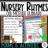 Old Mother Hubbard  - Nursery Rhyme Poem Posters and Works