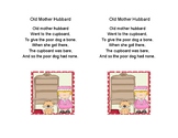 Old Mother Hubbard poem