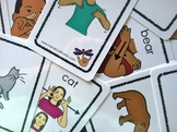 Old School Marm ASL - matching game  (animals)