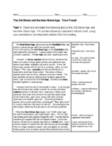Old Stone Age and New Stone Age: Time Travel Writing Activity  6th and 7th grade