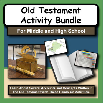 Preview of Old Testament Activity Bundle for Middle School and High School Bible