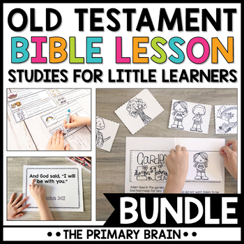 Preview of Old Testament Bible Lessons Activities & Sunday School Curriculum for Kids