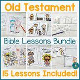 Old Testament Bible Lessons - BUNDLE - Activities, Colorin