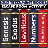 Old Testament Books of the Bible Activities - Escape Room 