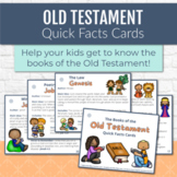 Old Testament Books of the Bible Quick Facts Cards with Bi
