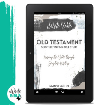 Preview of Old Testament Scripture Writing Bible Study