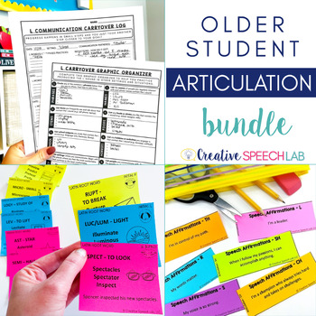 Preview of Older Student Articulation Bundle