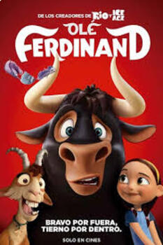 Preview of Olé, el viaje de Ferdinand. Preguntas 100% en Español. Movie Guide in SPANISH