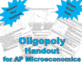 Oligopoly - AP microeconomics handout
