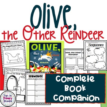 Preview of Olive the Other Reindeer Book Companion and Activities