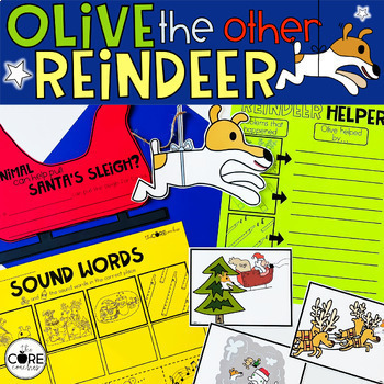 Preview of Olive the Other Reindeer Read Aloud Lesson Plans - Christmas Activities