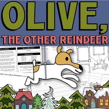 Preview of Olive the Other Reindeer Craft Read Aloud and Activities | Christmas Activities