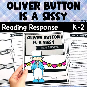 Preview of Oliver Button is a Sissy SEL Read-Aloud Reading Response Journal Activities