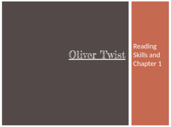 Preview of Oliver Twist Reading Skills, Ch 1