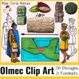 Olmec Clip Art Pack for Commercial and Personal Use