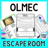Olmec ESCAPE ROOM - Reading and Puzzles - Ancient Civilizations
