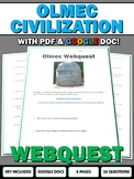 Olmec (Mesoamerican History) - Webquest with Key (Google D