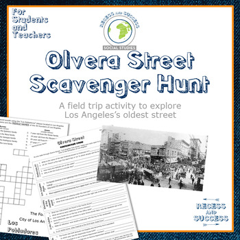 Preview of Los Angeles Olvera Street Scavenger Hunt