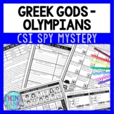 Olympian Gods Greek Mythology Reading Comprehension CSI Sp