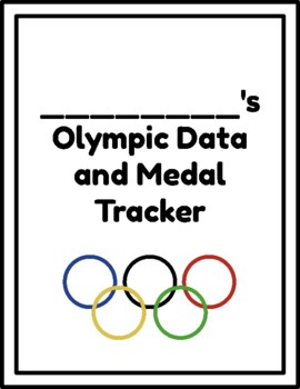 Preview of Olympic Daily Data Worksheets and Medal Tracker (4th Grade Math Standards)