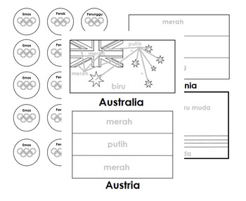 Summer Olympics Country Flag Quiz  Printable Athletic Activity Sheet –  Enjoymyprintables