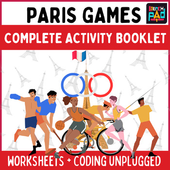 Preview of Olympic Games 2024 Pack | Research and Activity Pack | Unplugged Coding