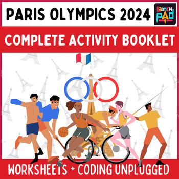 Preview of Olympic Games 2024 Pack | Research and Activity Pack | Unplugged Coding