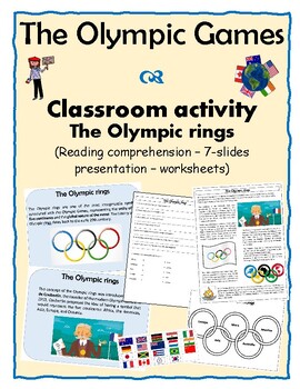 Preview of Olympic Games – Classroom activity – The Olympic rings - English / ESL