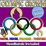 Olympic Games Crown Craft - Olympic Coloring Activity