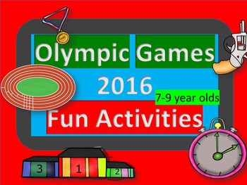 Preview of Olympic Games Fun Activities 2016