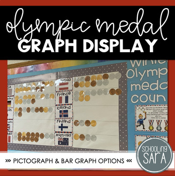 Preview of Olympic Games Medal Count Bar Graph/Pictograph Display