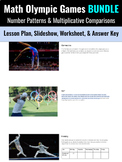Olympic Games: Number Patterns- Word Problems- Lesson BUNDLE