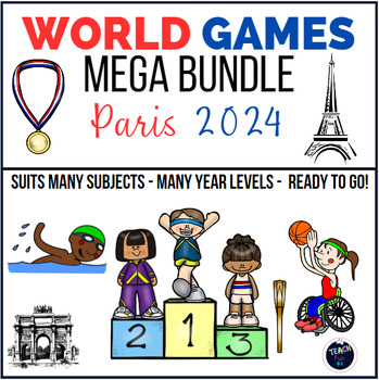 Preview of Olympic Games Paris 2024 Activities Athletics and Sports Unit 97 Pages