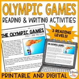 Olympic Games Reading Comprehension & Writing Activity | H