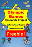 Olympic Games Research Project