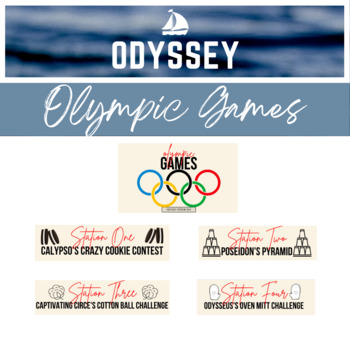 Olympic Games - The Odyssey Review Games by Bookish Brainiacs | TPT