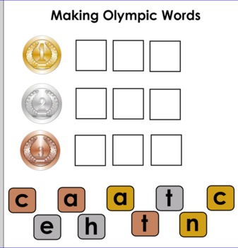 Preview of Olympic Making Words