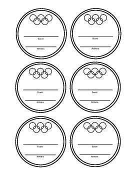 Olympic Medal Worksheets Teaching Resources Teachers Pay Teachers