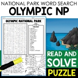 Olympic National Park Word Search Puzzle National Parks Wo