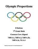 Olympic Proportions (Eight 7th Grade Math Stations)