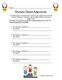 Olympic-Sized Adjectives- Freebie!
