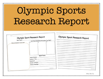 Preview of Olympic Sport Research Report