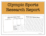 Olympic Sport Research Report