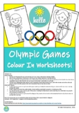 Olympic Games Colour In Worksheets! 10 Different Styles Included!
