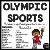 Olympic Sports Reading Comprehension Informational Text Bu