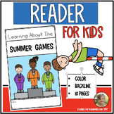 Summer Games Emergent Reader for Kindergarten and First Grade