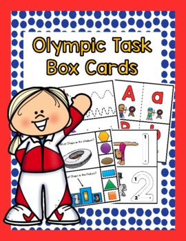Preview of Olympic Task Box Cards